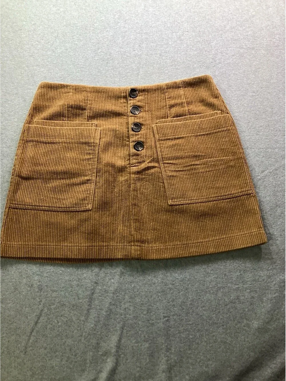 Altar’d State Corduroy Mini Skirt Women’s Large Brown